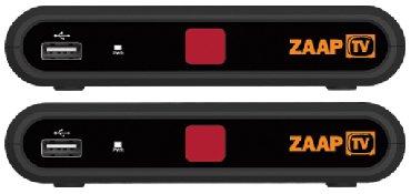 2  ZaapTV HD IPTV Receivers.